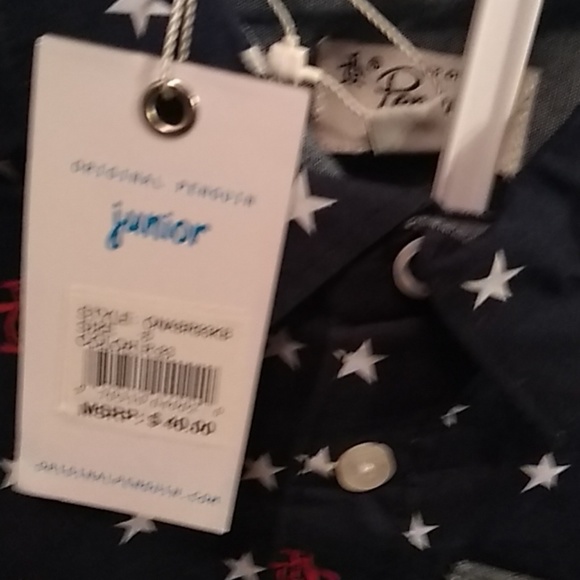 Penguin butto up boys top - Picture 2 of 2